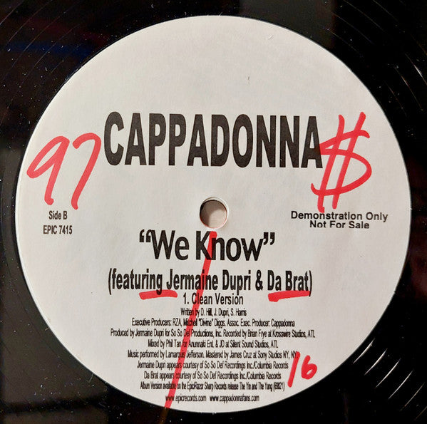 Love Is The Message / We Know (12" VINYL) | Near Mint (NM) Generic - HIP HOP / USED *NEAR MINT*