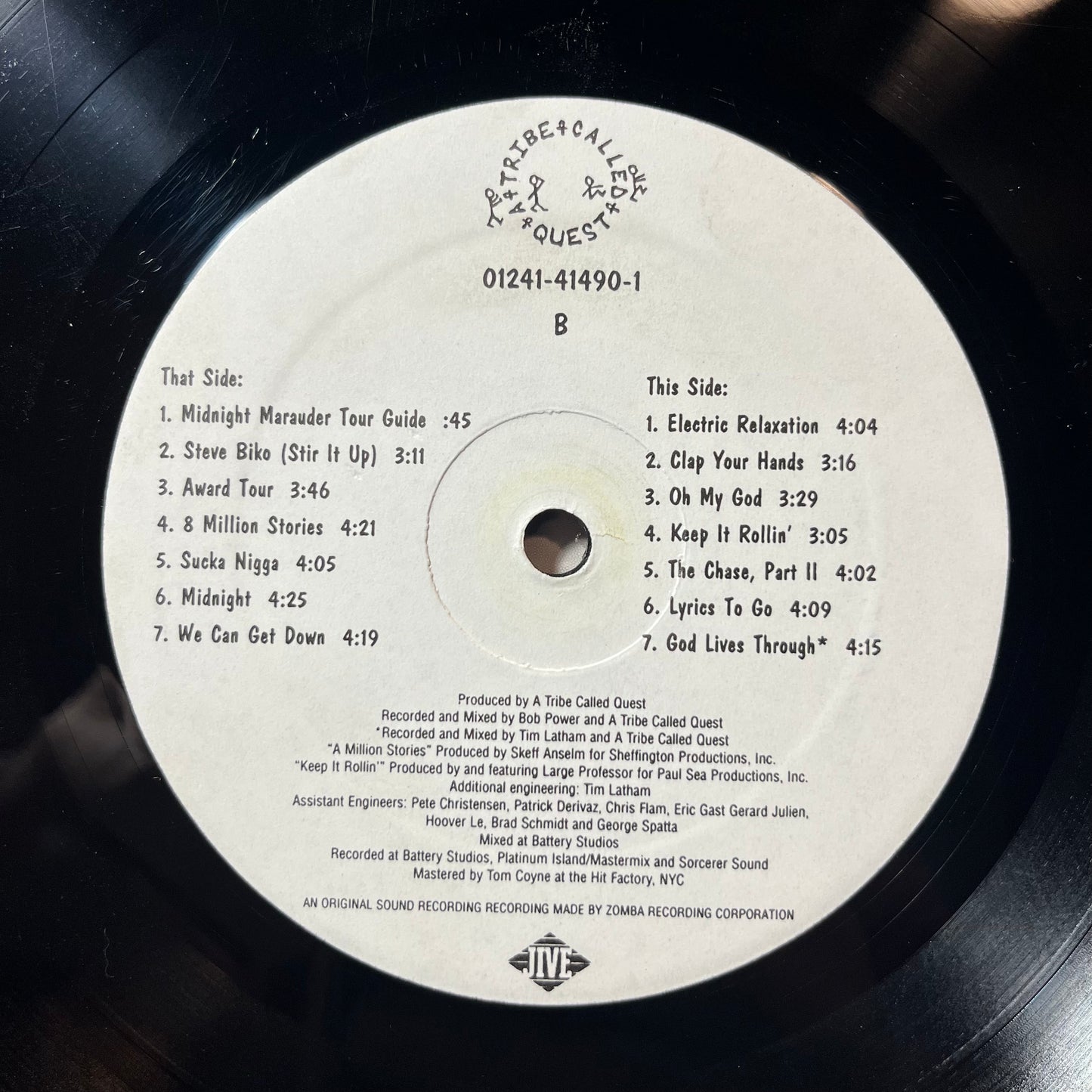 Midnight Marauders (VINYL) | Very Good (VG) Excellent+ (EX+) - HIP HOP / USED *VERY GOOD*