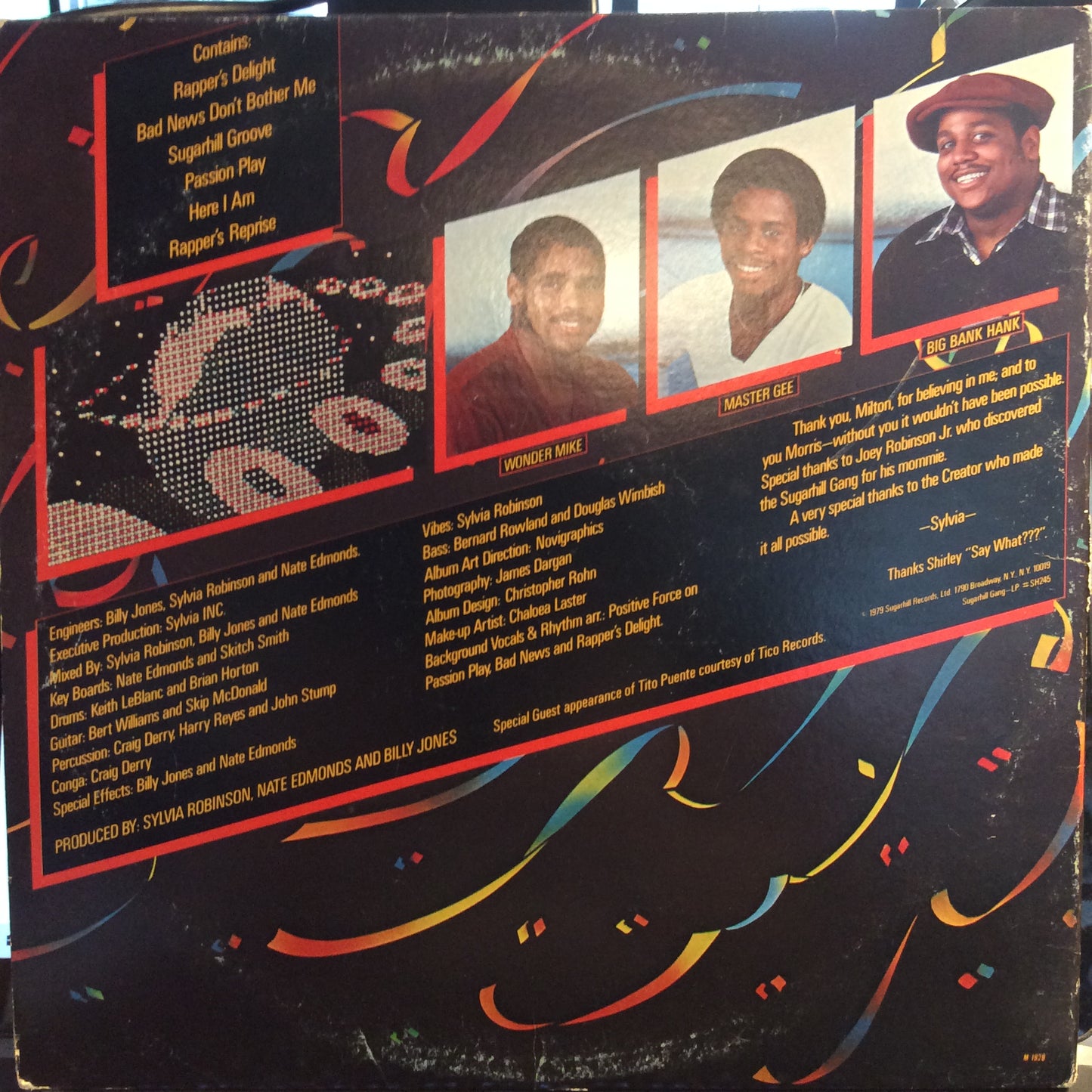 Sugarhill Gang (VINYL) | Very Good (VG) Very Good Plus (VG+) - HIP HOP / USED *VERY GOOD*