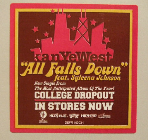 Kanye West - All Falls Down (VINYL 12") | Near Mint (NM or M-) Near Mint (NM) - HIP HOP / USED *NEAR MINT*