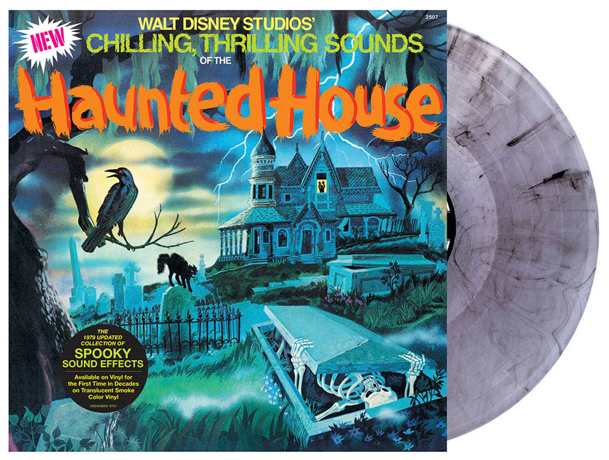Walt Disney Studios - Chilling, Thrilling Sounds of the Haunted House (Translucent Smoke Vinyl LP) | NEW - HOLIDAY/HALLOWEEN *NEW/COLOR*