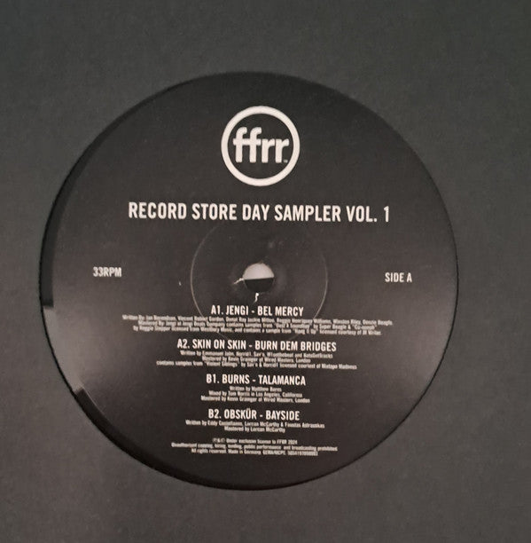 Various Record Store Day Sampler Vol. 1 12" Mint (M) Mint (M)