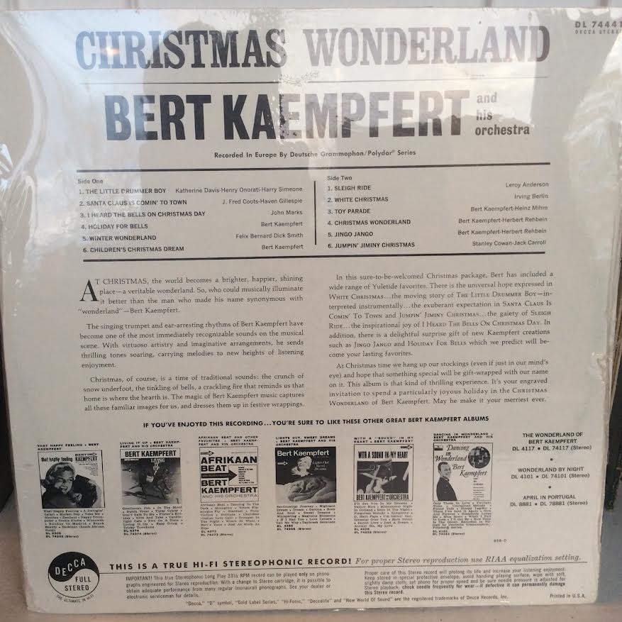 Christmas Wonderland (VINYL) | Mint (M) Near Mint (NM) - HOLIDAY *SEALED*