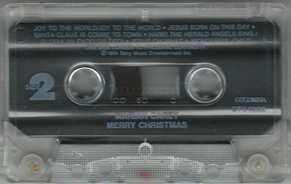 Mariah Carey - Merry Christmas *CASSETTE* | Excellent (EX) Near Mint (NM) - HOLIDAY / USED *EXCELLENT*