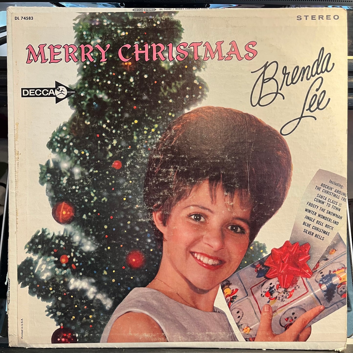 Merry Christmas From Brenda Lee (VINYL) | Excellent (EX) Very Good (VG) - HOLIDAY / USED *EXCELLENT*