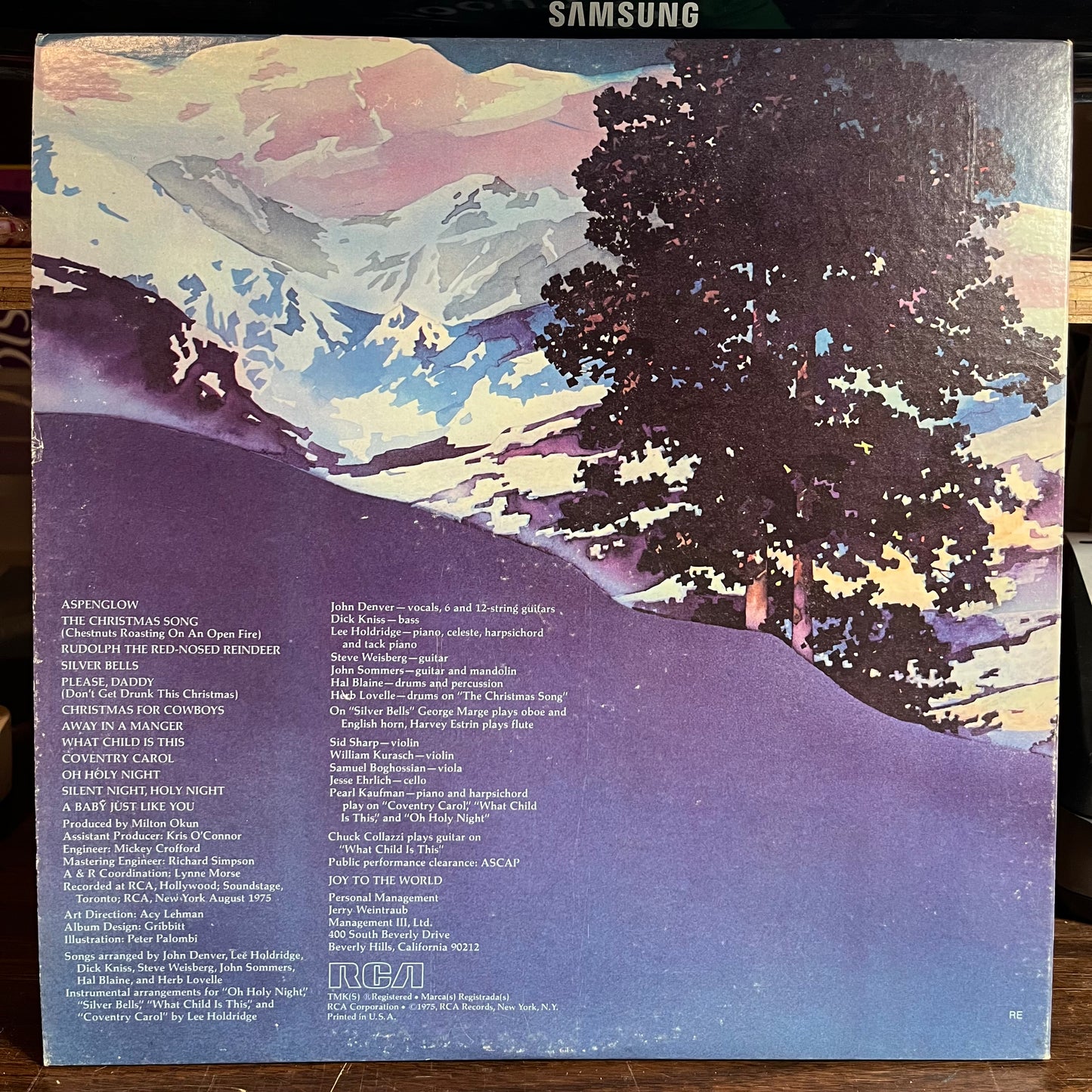 Rocky Mountain Christmas (VINYL) | Excellent (EX) Excellent (EX) - HOLIDAY / USED *EXCELLENT*