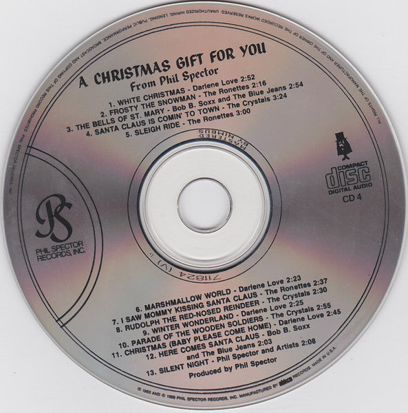 A Christmas Gift For You From Phil Spector (CD) | Excellent (EX) Excellent+ (EX+) - HOLIDAY / USED *EXCELLENT*