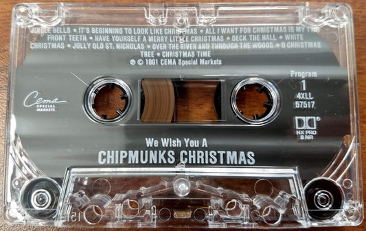 The Chipmunks - We Wish You A Chipmunks Christmas (CASSETTE) | USED - HOLIDAY / USED *NEAR MINT-*