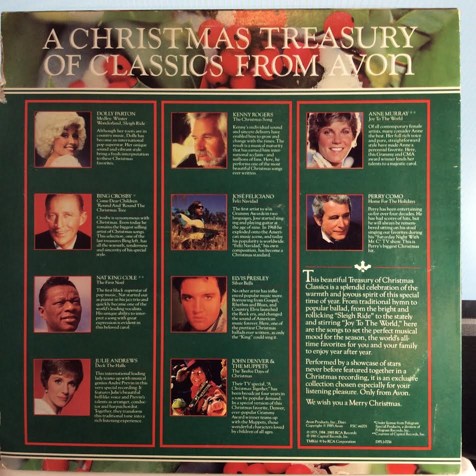 A Christmas Treasury Of Classics From Avon (VINYL) | Near Mint (NM) Near Mint (NM) - HOLIDAY / USED *NEAR MINT*