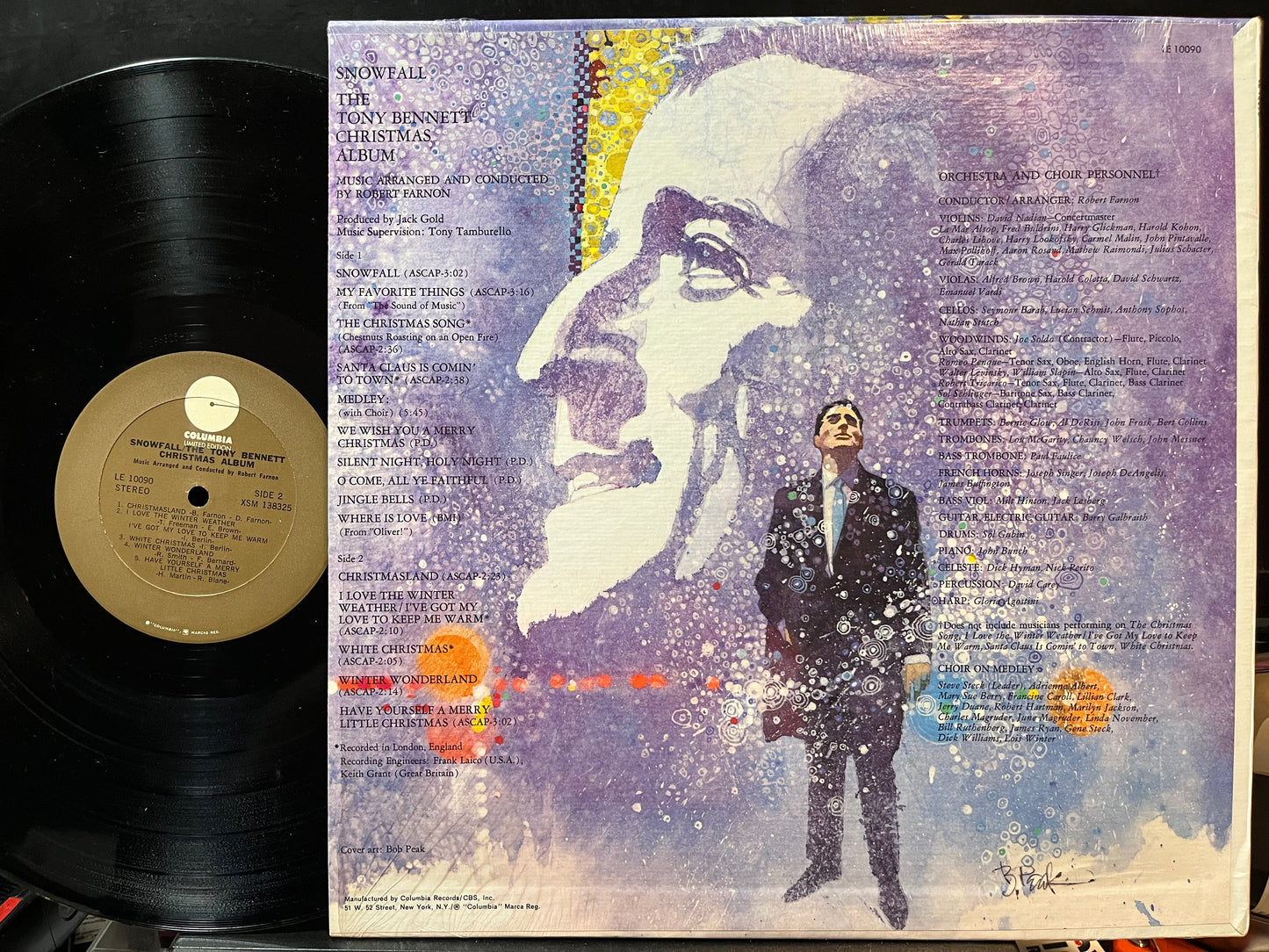 Snowfall: The Tony Bennett Christmas Album (VINYL) | Near Mint (NM or M-) Near Mint (NM) - HOLIDAY / USED *NEAR MINT*