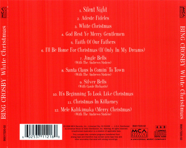 White Christmas (CD) | Near Mint (NM) Near Mint (NM) - HOLIDAY / USED *NEAR MINT*