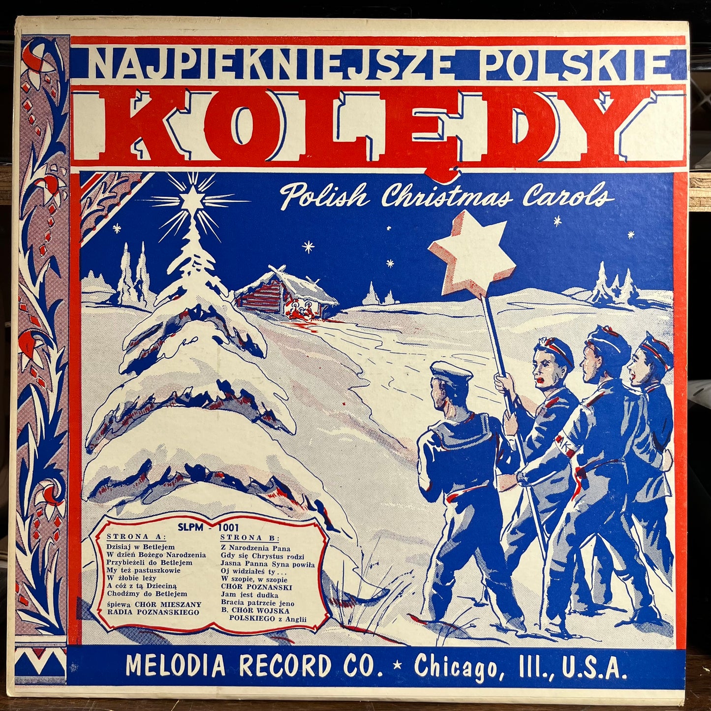 KOLEDY : POLISH CHRISTMAS CAROLS (VINYL) | Excellent (EX) Near Mint (NM or M-) - HOLIDAY / USED *EXCELLENT*