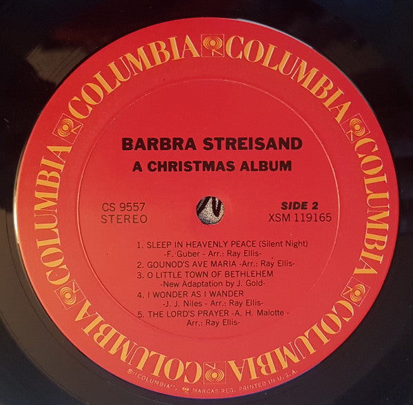 Barbra Streisand A Christmas Album *CARROLLTON* LP Near Mint (NM or M-) Near Mint (NM or M-)