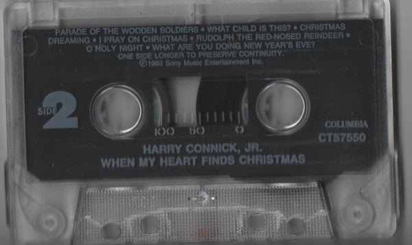 Harry Connick, Jr. - When My Heart Finds Christmas *CASSETTE* | Near Mint (NM) Near Mint (NM) - HOLIDAY / USED *NEAR MINT*