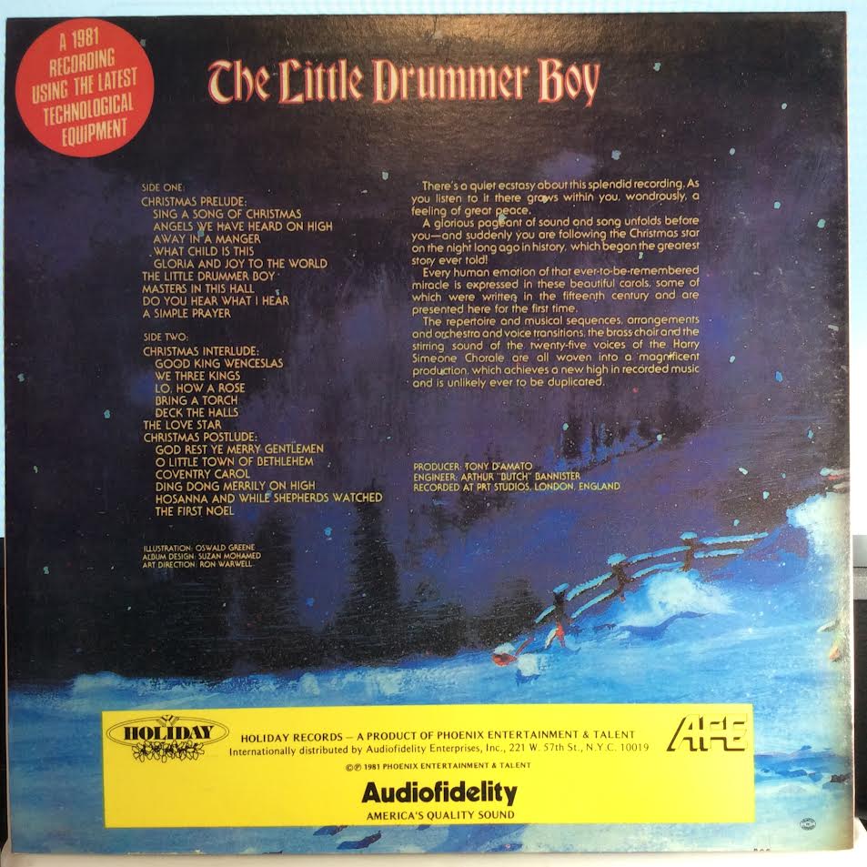 The Little Drummer Boy (VINYL) | Near Mint (NM) Very Good Plus Plus (VG++) - HOLIDAY / USED *NEAR MINT*