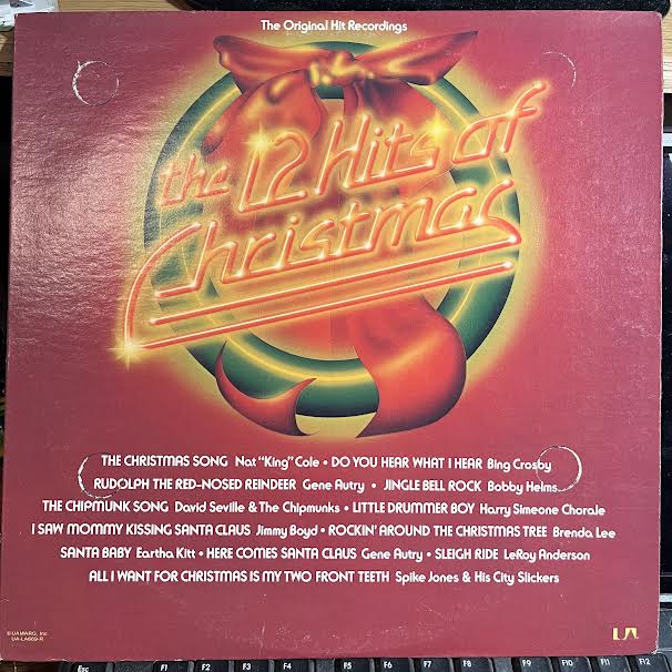 The 12 Hits Of Christmas (VINYL) | Very Good Plus (VG+) Excellent+ (EX+) - HOLIDAY / USED *VERY GOOD++*