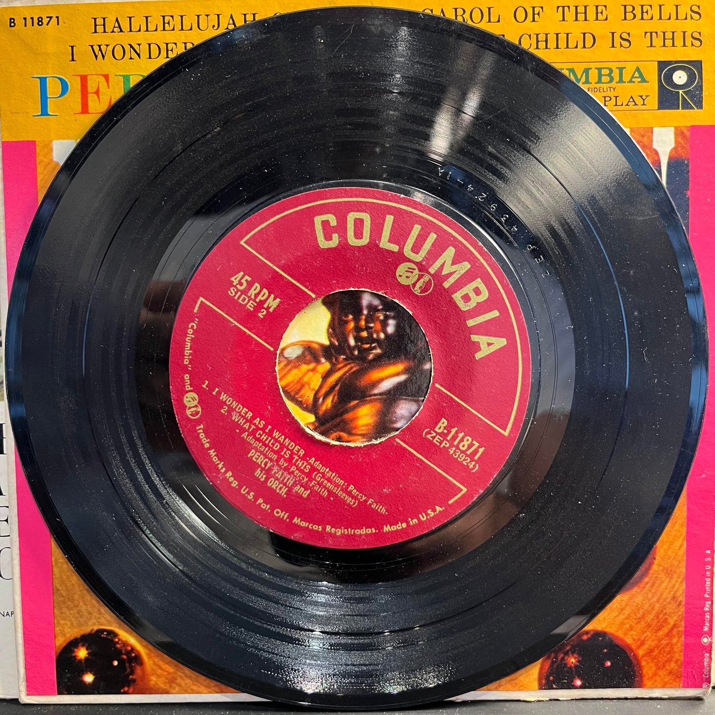Percy Faith & His Orchestra - Hallelujah! *7"* | Very Good Plus (VG+) Very Good Plus (VG+) - HOLIDAY / USED *VERY GOOD+*
