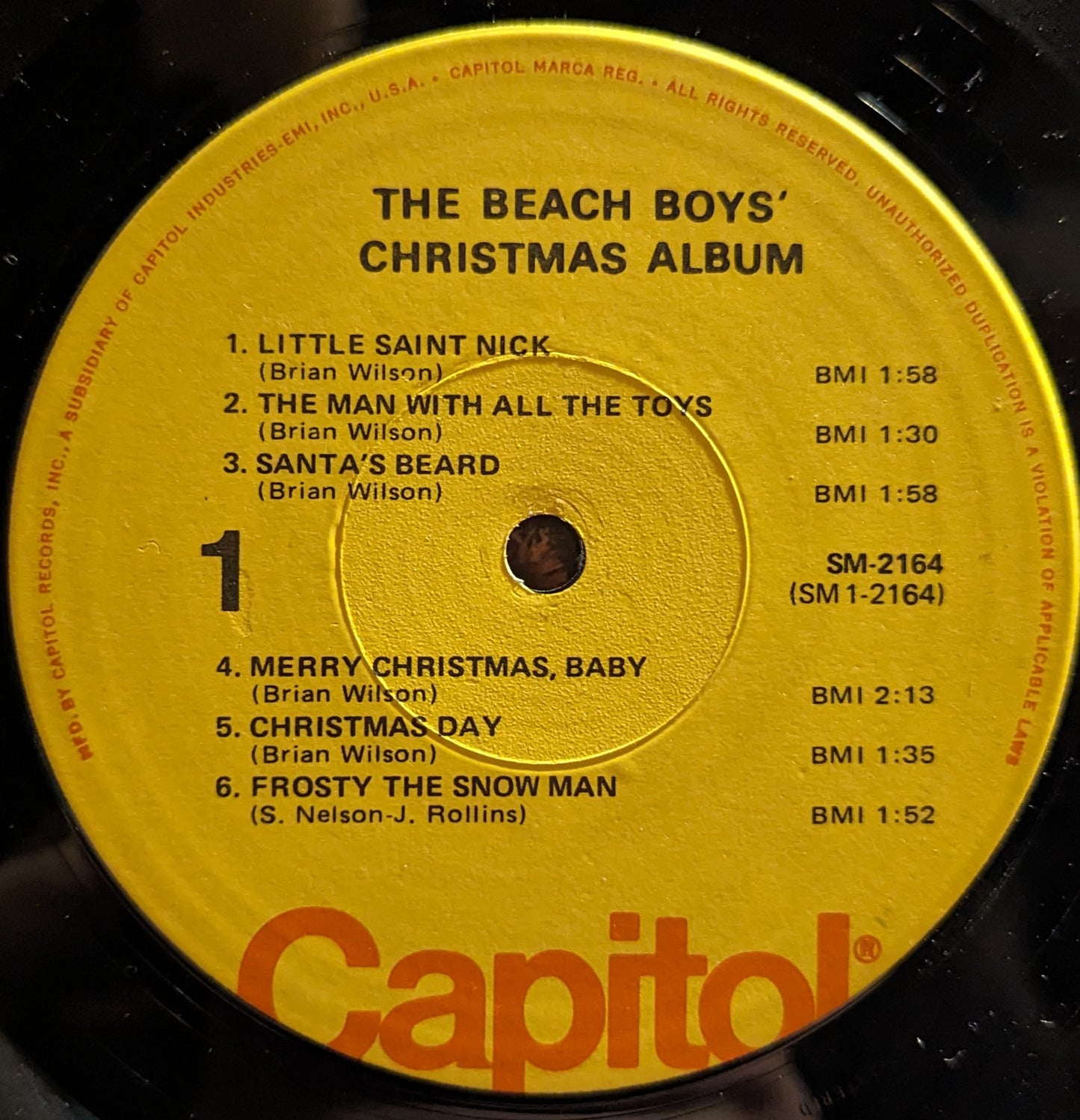 The Beach Boys The Beach Boys' Christmas Album LP Very Good (VG) Very Good Plus (VG+)