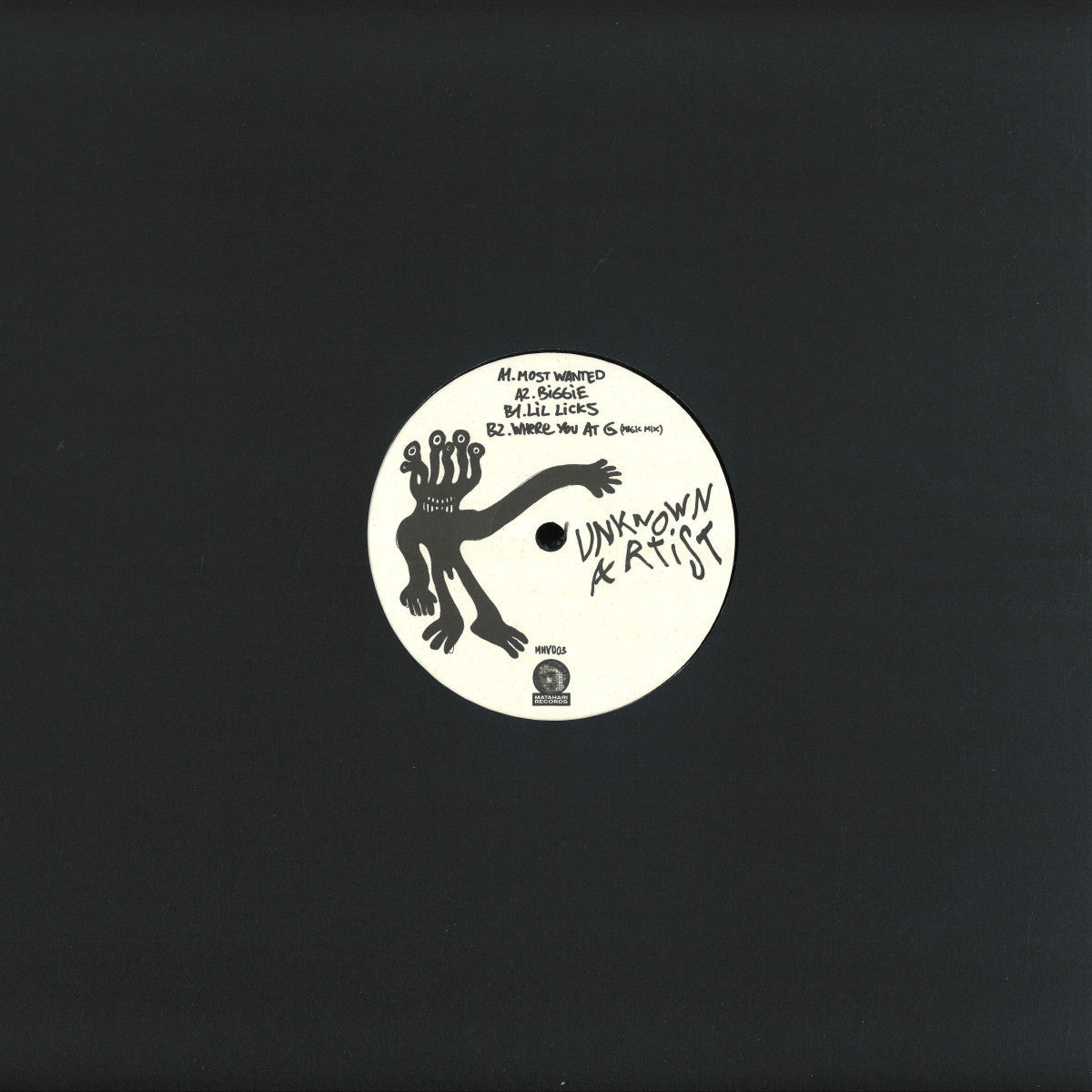 Unknown - MHV 003 (CLEAR VINYL 12" Matahari) | NEW Mint (M) Generic - HOUSE/BREAKS *NEW/COLOR*