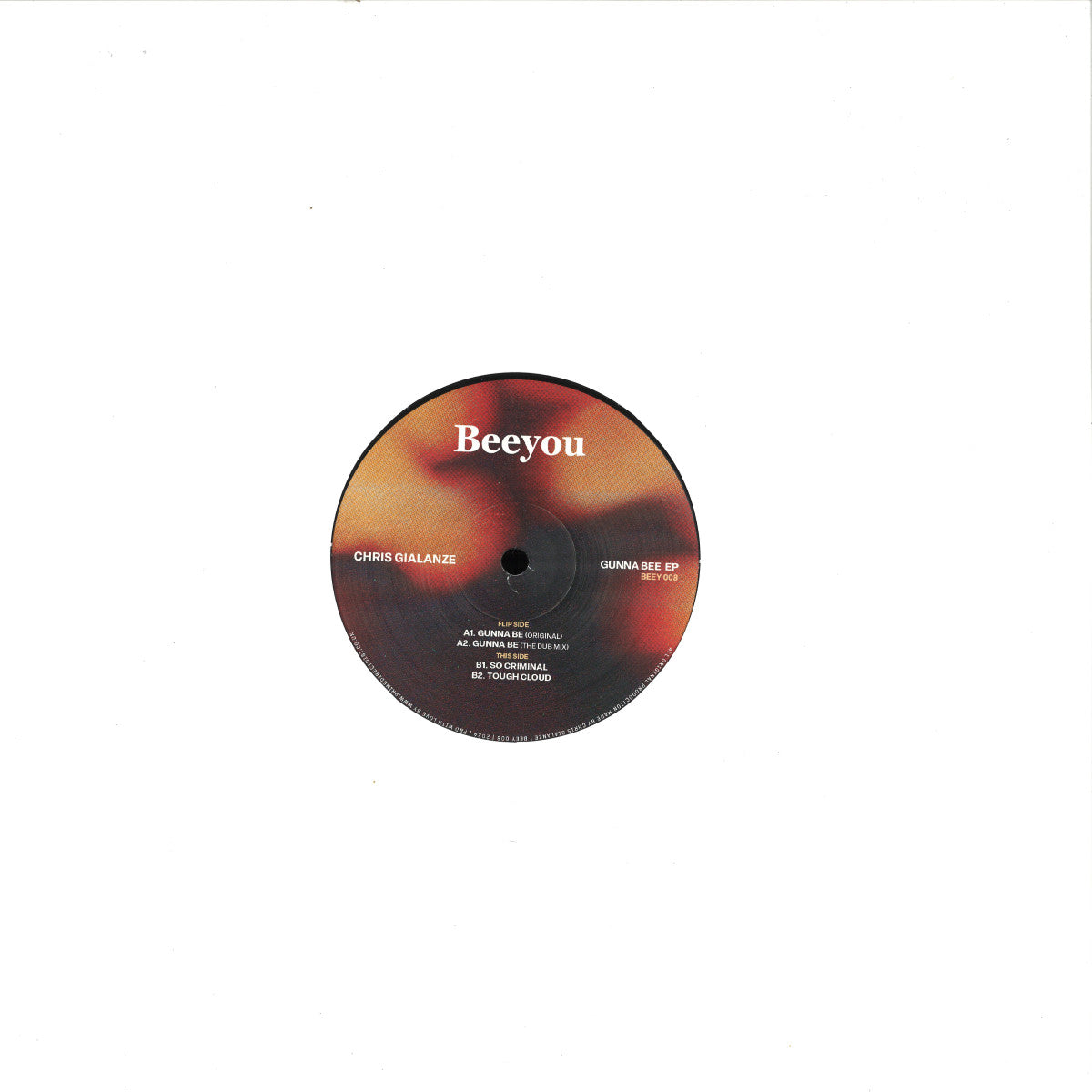 Chris Gialanze - Gunna Bee (VINYL 12" BEEYOU) | NEW - HOUSE/BREAKS *NEW*