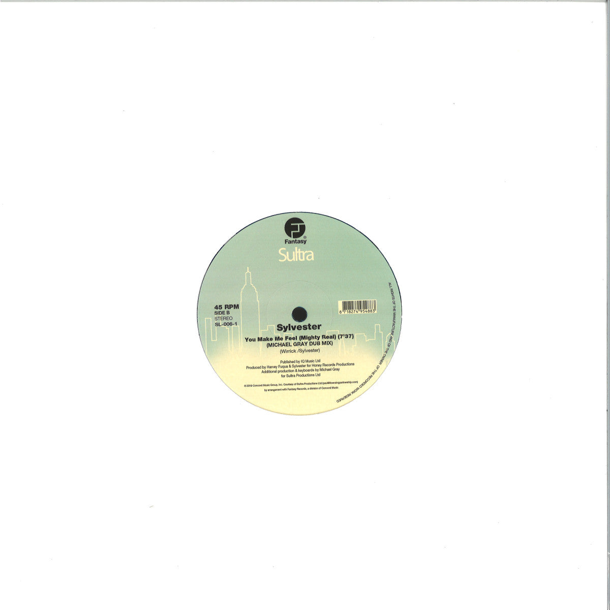 Sylvester - You Make Me Feel (Mighty Real) (VINYL 12" SULTRA) | NEW - HOUSE/DISCO *NEW*