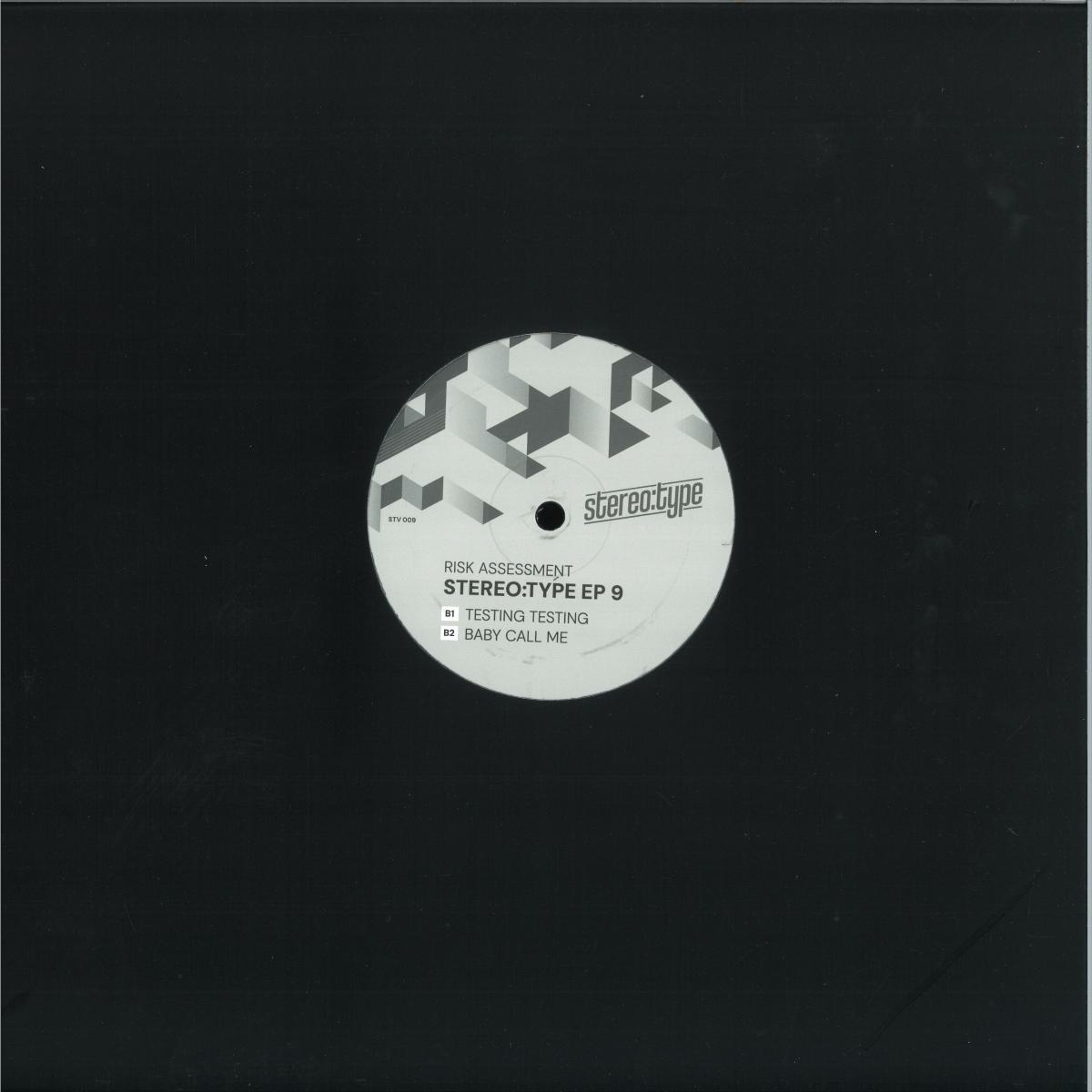 Risk Assessment - (PRESALE) Stereo:type EP 9 (VINYL) | Mint (M) Mint (M) - HOUSE/DISCO *NEW*