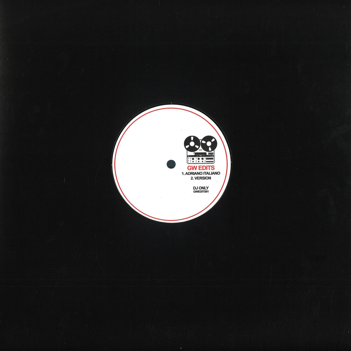 GW Edits - Adriano Italiano (VINYL 12" GWEDITS01) | NEW - HOUSE/DISCO *NEW*