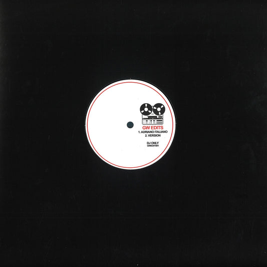 GW Edits - Adriano Italiano (VINYL 12" GWEDITS01) | NEW - HOUSE/DISCO *NEW*