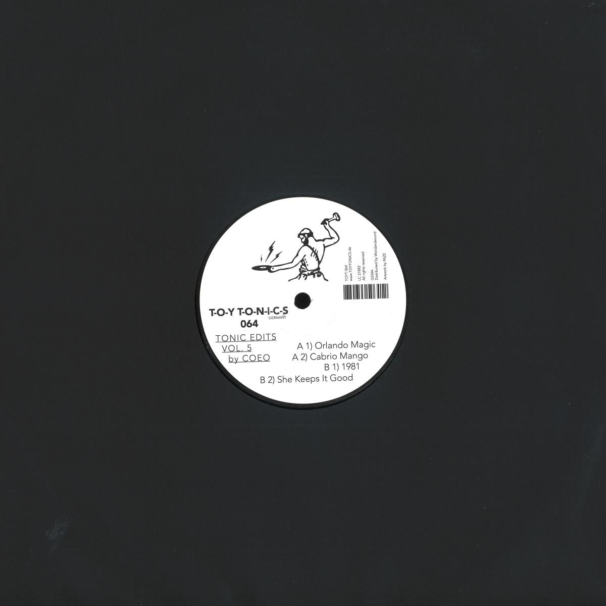 COEO - (PRESALE 10/8/26) Tonic Edits Vol. 5 (VINYL 12" Toy Tonics) | NEW - HOUSE/DISCO *NEW*
