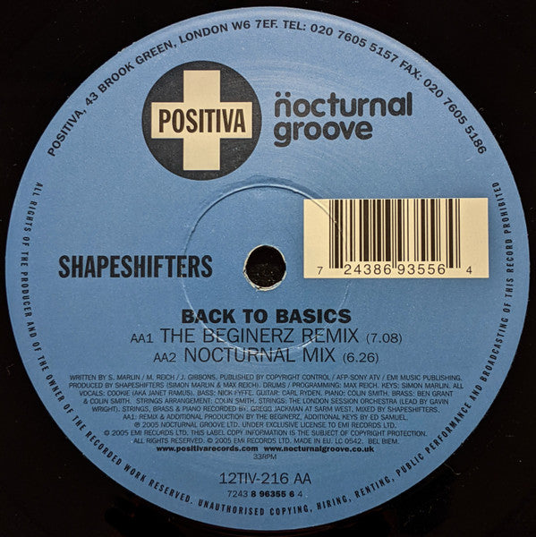 Back To Basics (VINYL) | Near Mint (NM) Generic - HOUSE/HARD / USED *NEAR MINT*