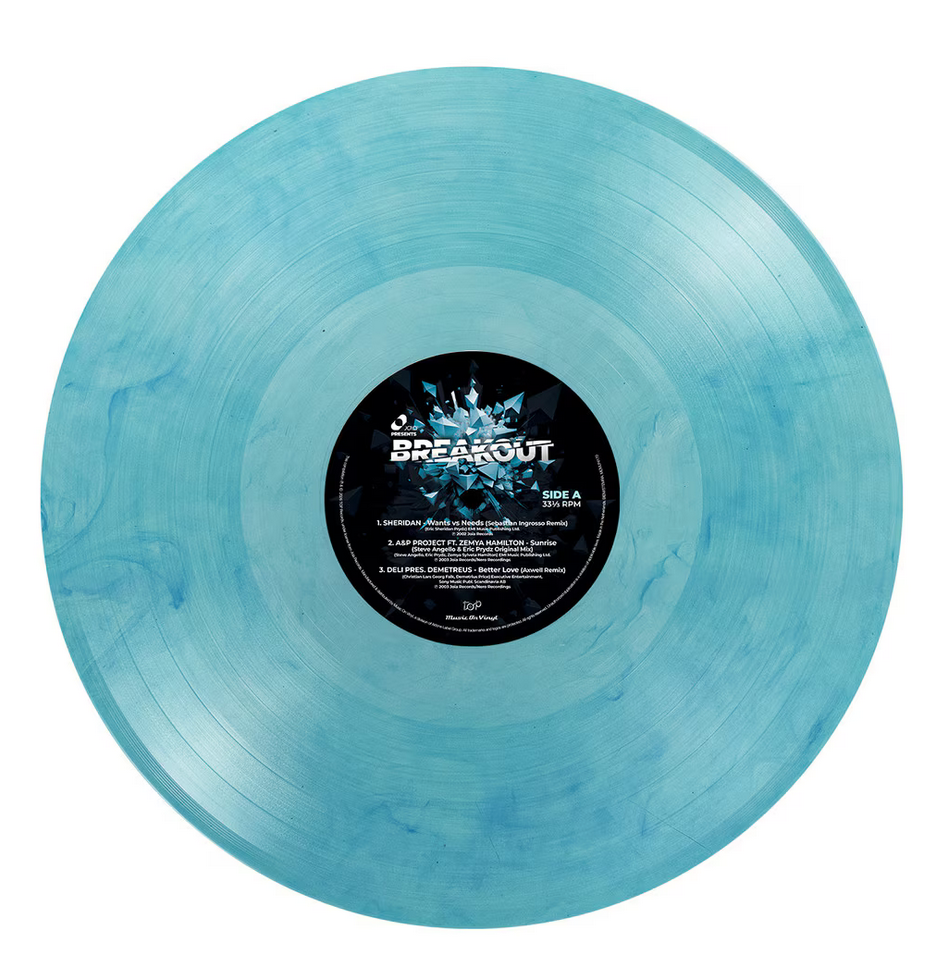 Various Artists - (PRESALE 7/31/26) JOIA Presents Breakout (MOV CRYSTAL CLEAR BLUE MARBLED VINYL) | Mint Mint - HOUSE *NEW/COLOR*