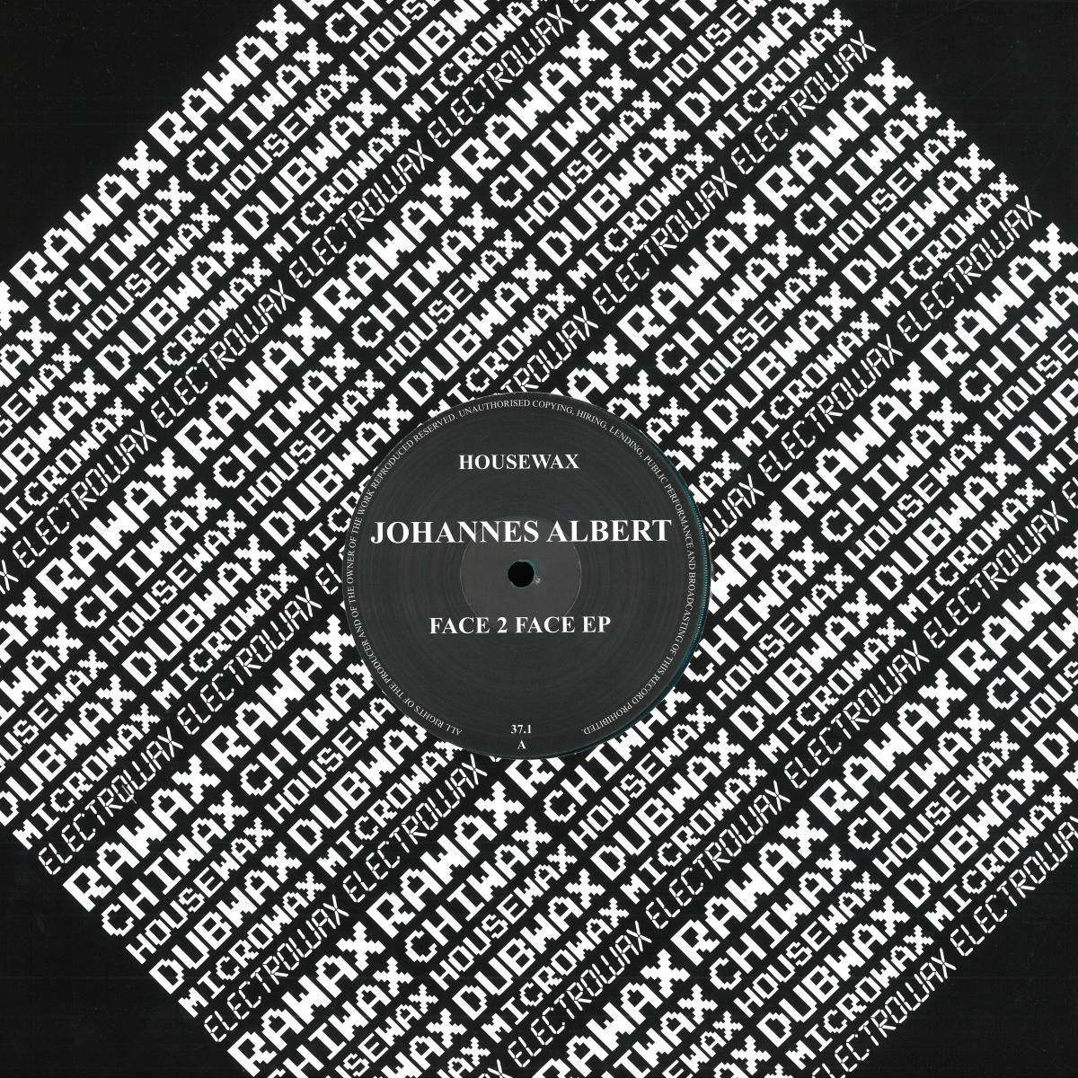 Johannes Albert - Face 2 Face (TEAL VINYL 12" Housewax) | NEW - HOUSE *NEW/COLOR*
