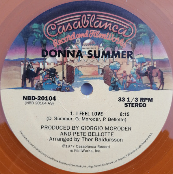 Donna Summer - I Feel Love / Love To Love You (ORANGE VINYL 12") | NEW - HOUSE *NEW/COLOR*