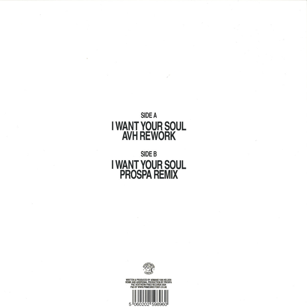 Armand Van Helden - I Want Your Soul (VINYL 12" Southern Fried) | NEW Mint (M) Mint (M) - HOUSE *NEW*