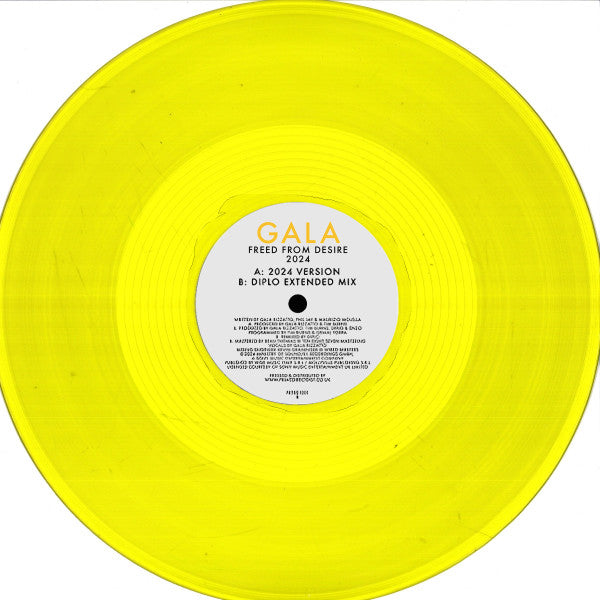 Freed From Desire 2024 (YELLOW VINYL) | Mint (M) Mint (M) - HOUSE *NEW*