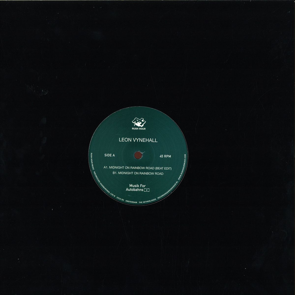 Leon Vynehall - Midnight On Rainbow Road (VINYL 12" Rush Hour) | NEW - HOUSE *NEW*