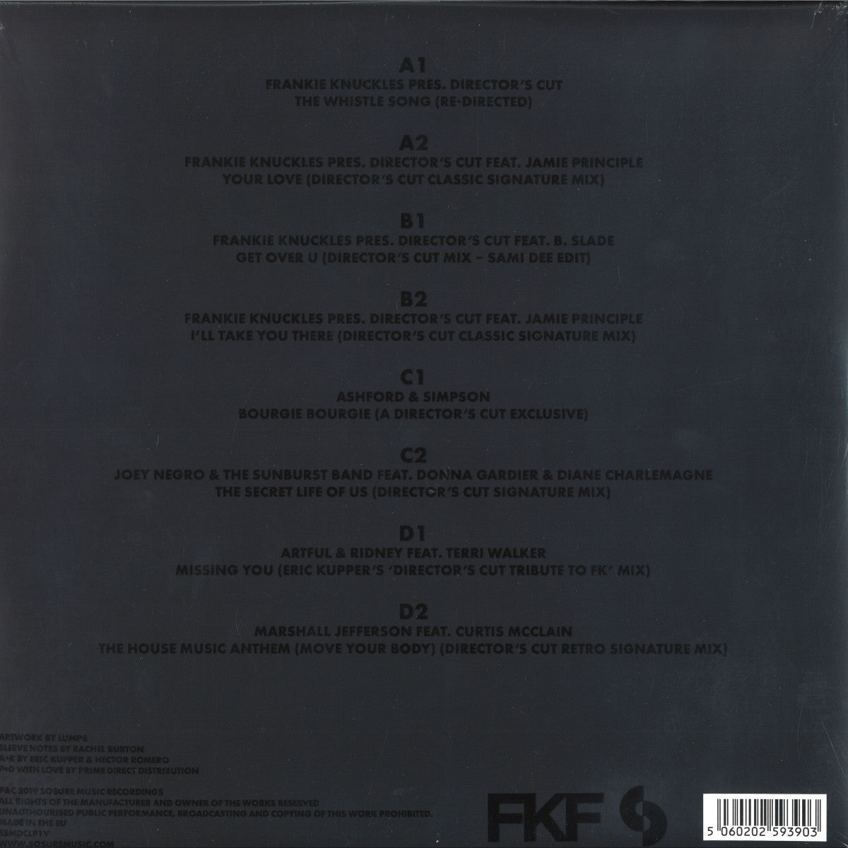 Frankie Knuckles & Eric Kupper - The Director’s Cut Collection (VINYL 2xLP SoSure) | NEW - HOUSE *NEW*