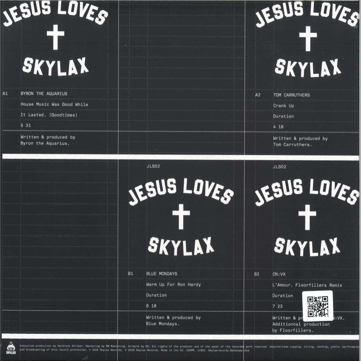 Various - Jesus Loves Skylax #2 (VINYL 12" Skylax Records JLS2) | NEW - HOUSE *NEW*