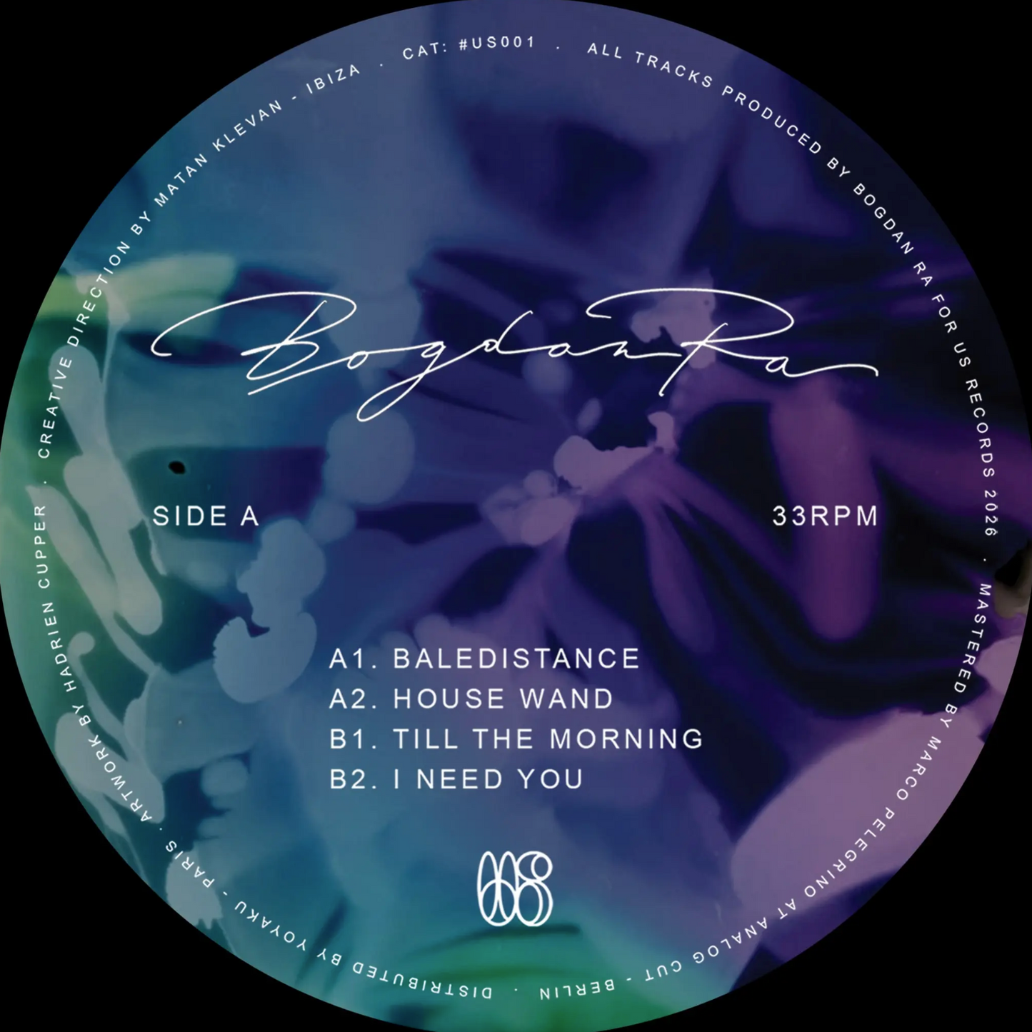 Bogdan Ra - (PRESALE 7/17/26) #US001 (VINYL) | Mint (M) Mint (M) - HOUSE *NEW*