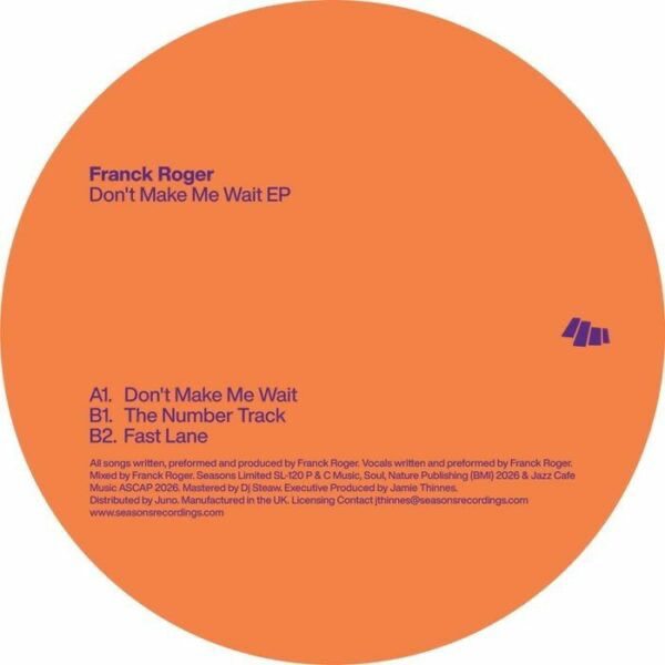 (PRESALE 6/22/26) Don’t Make Me Wait EP (VINYL) | Mint (M) Mint (M) - HOUSE *NEW*
