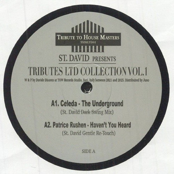 Tributes Ltd Collection Vol 1 (VINYL) | Mint (M) Mint (M) - HOUSE *NEW*