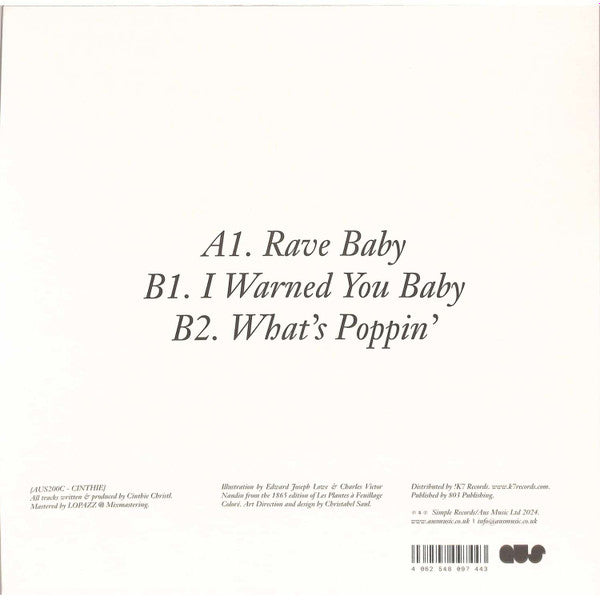 Rave Baby (VINYL) | Mint (M) Mint (M) - HOUSE *NEW*