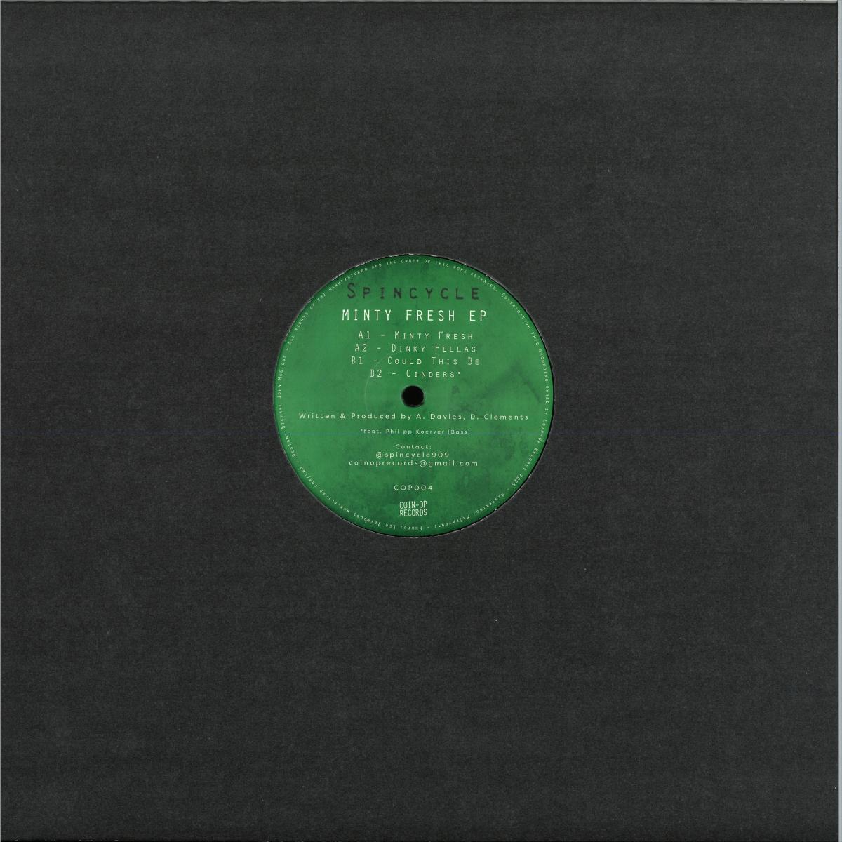 Spincycle - Minty Fresh EP (VINYL 12" Coin Op Records COP004) | NEW Mint (M) Mint (M) - HOUSE *NEW*