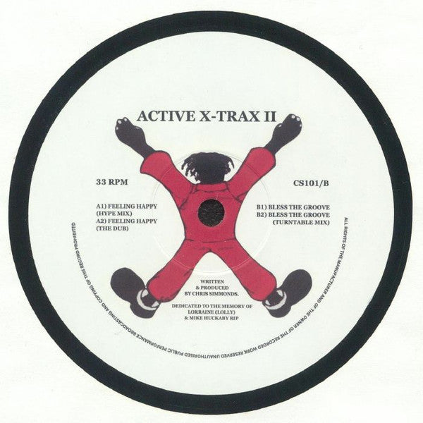 Active X-Trax II (VINYL 12") | Mint (M) Generic - HOUSE *NEW*
