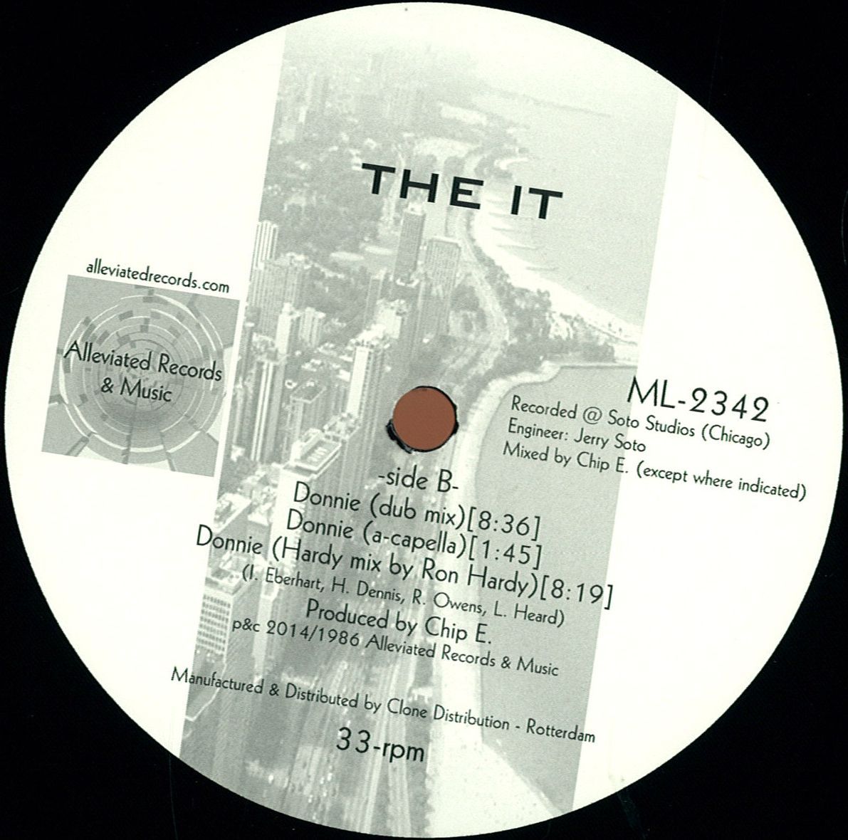 The It - Donnie (VINYL 12" Alleviated) | NEW - HOUSE *NEW*