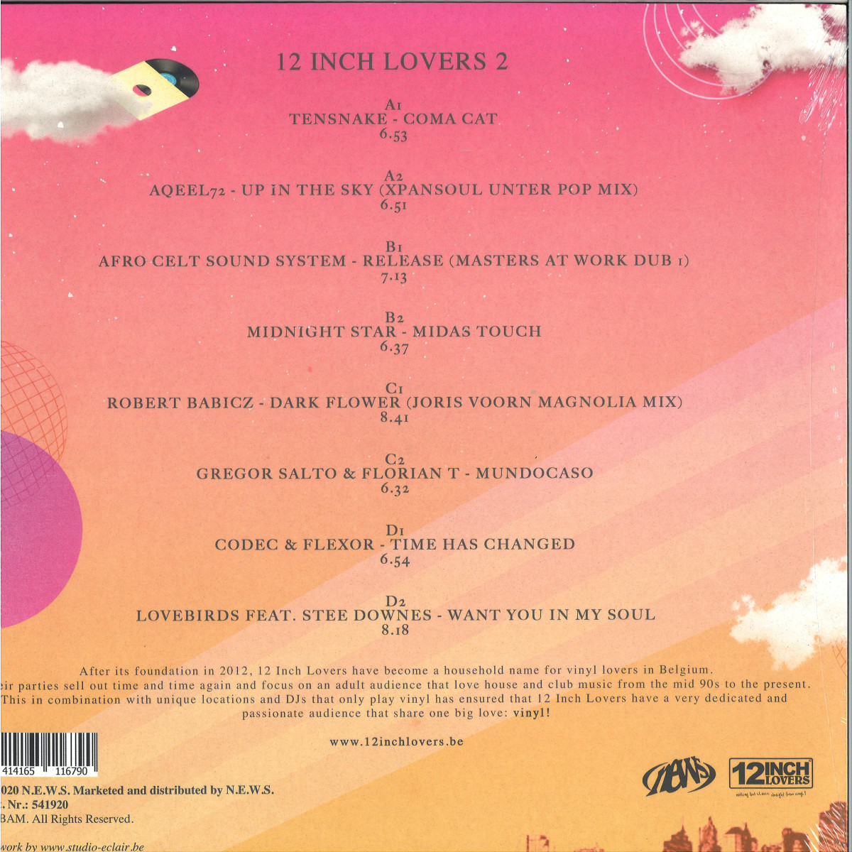 Various - 12 INCH LOVERS 2 (2xVINYL) | Mint (M) Mint (M) - HOUSE *NEW*