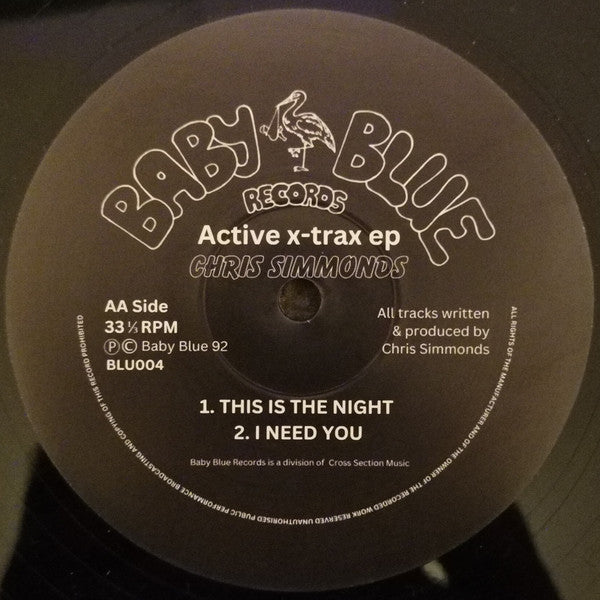 Active-X-Trax EP (12" VINYL) | Mint (M) Generic - HOUSE *NEW*