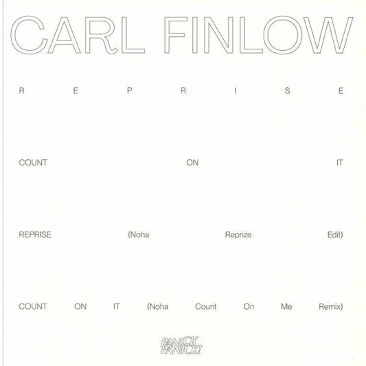 Carl Finlow - (PRESALE 7/19/26) Reprise (VINYL) | Mint Mint - HOUSE *NEW*