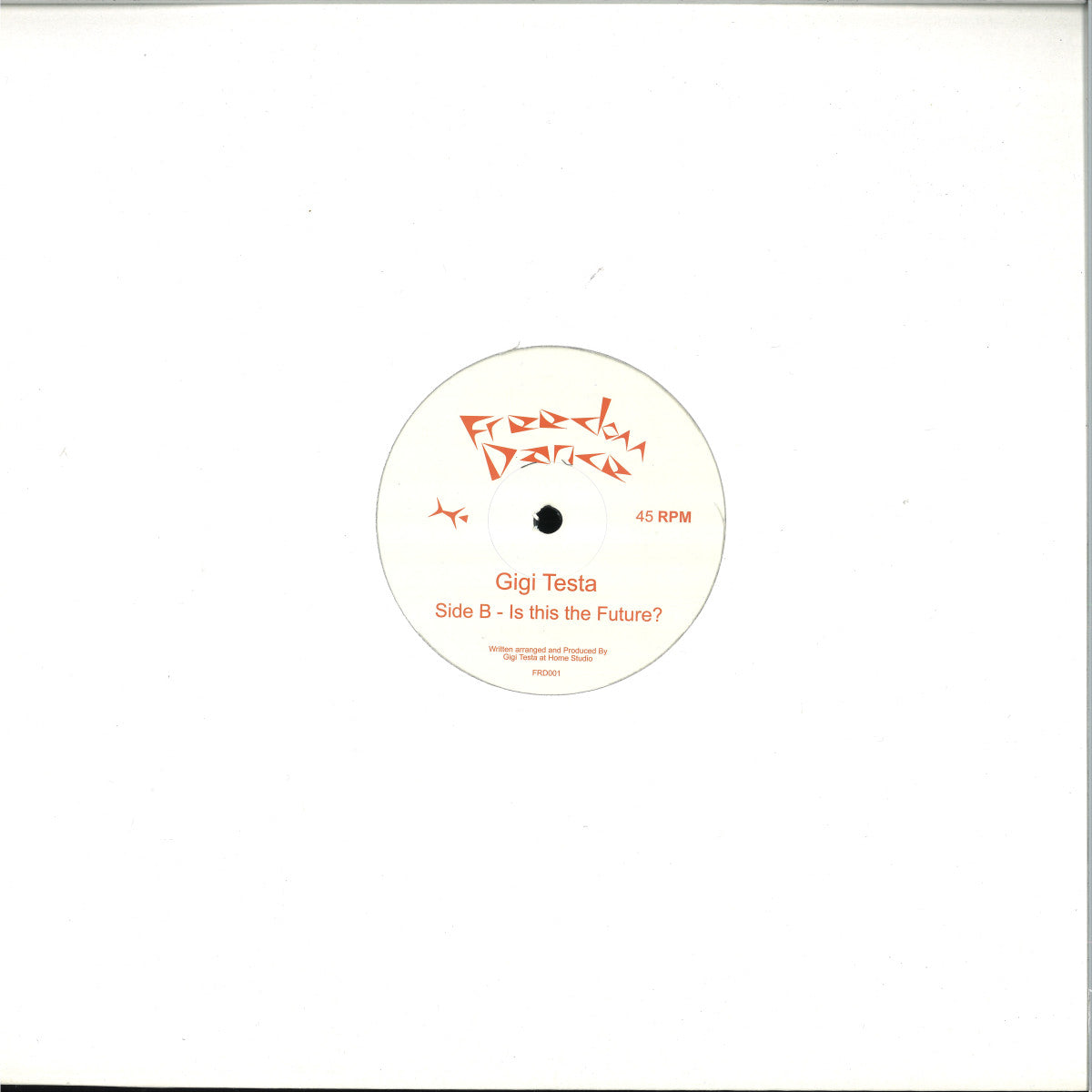 Gigi Testa - Earth on Faya EP (VINYL 12" Freedom Dance FRD001) | NEW Mint (M) Mint (M) - HOUSE *NEW*