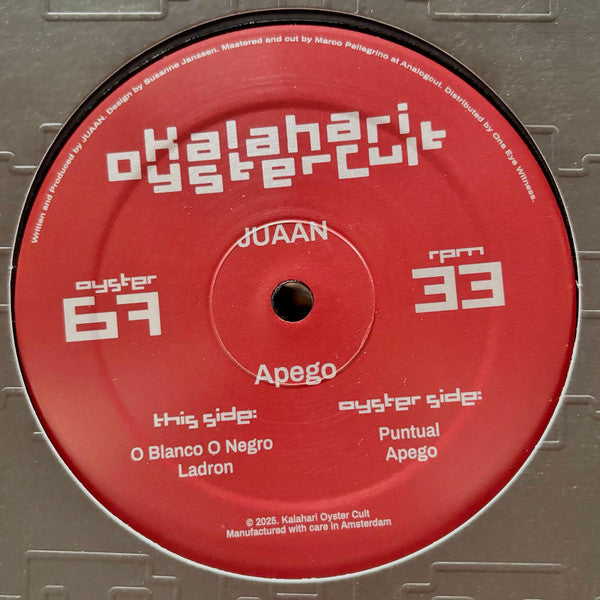 Apego (VINYL) | Mint (M) Mint (M) - HOUSE *NEW*